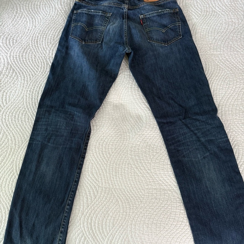 Levi's Blue Straight Jeans Classic Indigo Wash